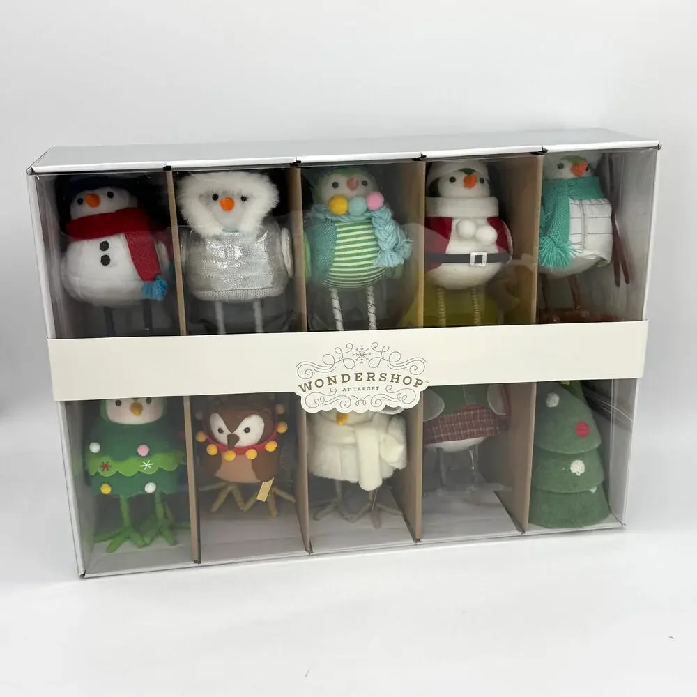 Target Wondershop 2024 Featherly Friends Bird Reunion Collection Set of 10 NEW